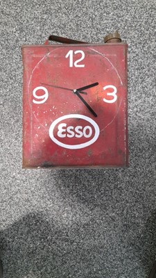 Lot 483 - ESSO PETROL CAN CLOCK