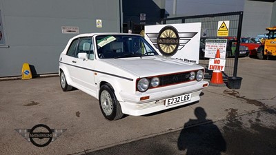 Lot 280 - 1988 VOLKSWAGEN GOLF CABRIO GTI