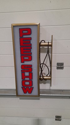 Lot 71 - PEEP SHOW DOUBLE SIDED LIGHT BOX