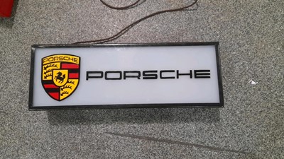 Lot 74 - PORSCHE DOUBLE SIDED LIGHT BOX