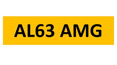 Lot 9-4 - REGISTRATION ON RETENTION - AL63 AMG